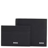 BOSS Men GB Gift Set - Wallet, Card Holder and Keychain 11 cm (black)