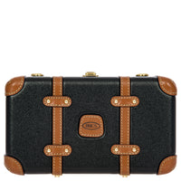 Brics Bellagio - Umhängetasche 20 cm recycelt (black/tan)