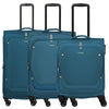 Travelite Umbria - 4-Wheel Trolley Set 3 pcs. (petrol)