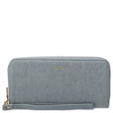 Seidenfelt Smilla - Damen- Geldbörse 19 cm (denim in blue)