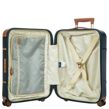 Brics Bellagio - 4-Rollen-Kabinentrolley 55 cm recycelt (blue/tan) - Ansicht 7