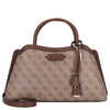 Guess Lindsey Satchel - Tote Bag 36 cm (latte logo)