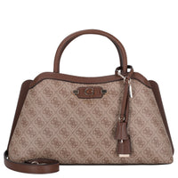 Guess Lindsey Satchel - Henkeltasche 36 cm (latte logo)