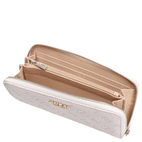 Guess Ella Logo SLG Large Zip - Geldbörse 12cc 20 cm (stone logo)