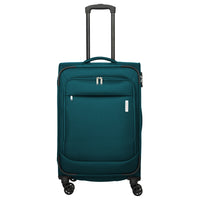 Travelite Priego - 4-Rollen-Trolley M 66 cm (petrol)