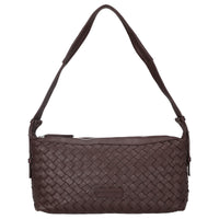 Les Visionnaires Marie Baguette Weave Silky - Shoulder Bag 38.5 cm (cafe)