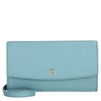 Aigner Wallet on Chain - Geldbörse 14cc 21.5 cm RFID (aquamarine blue)
