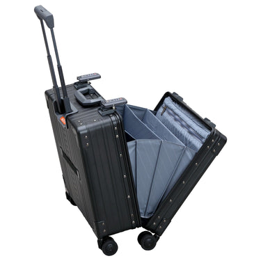 Aleon 17 Deluxe - 4 - Rollen - Businesstrolley 44.5 cm (black) - Markenkoffer