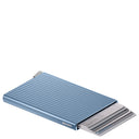 Secrid Cardprotector Fluted - Kreditkartenetui 6cc 10.2 cm RFID (ice blue+)