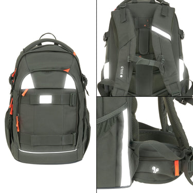 Lässig Bold Origin - Schulrucksack 46.5 cm (Dark Olive) - Ansicht 7