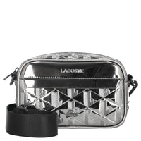 Lacoste The Blend - Umhängetasche 19 cm (silber schwarz)