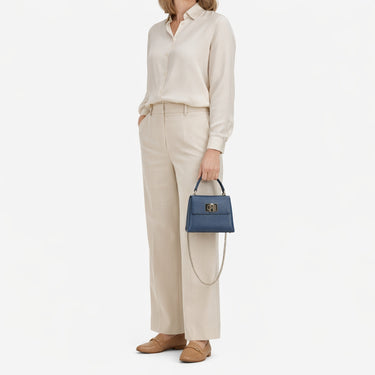 Furla 1927 Mini Top Handle - Abendtasche 21 cm (indigo) - Ansicht 7