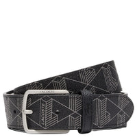 Lacoste The Blend Geschenkset - Kreditkartenetui und Gürtel (monogram noir gris, 105 cm) - Ansicht 2
