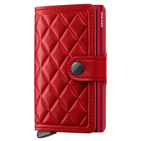Secrid Miniwallet Emboss Diamond - Kreditkartenetui 6cc 10.2 cm RFID (red+)