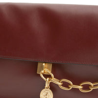 Tommy Hilfiger Crest Leather Conv. Shoulder Bag - Schultertasche (oxblood)