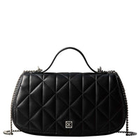Calvin Klein Quilted Emblem - Umhängetasche 26 cm (black)