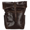 Buckle & Seam Norman - Rolltop Rucksack 61 cm (braun/dots)