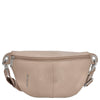 Mandarina Duck Mellow Leather Bum Bag - Waist Bag 30 cm (Color: warm taupe)
