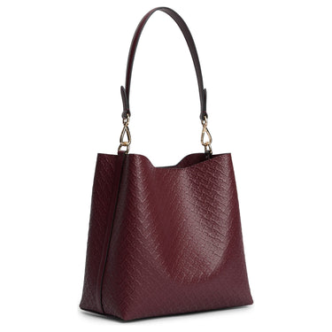 Tommy Hilfiger Icon Shoulder Bag Mono - Schultertasche 26 cm (oxblood)