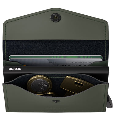 Secrid Envelope Matte - Geldbörse 8cc 10.2 cm RFID (green-black) - Ansicht 3