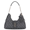 Guess Yvonne Logo Hobo - Schultertasche 32 cm (coal logo)