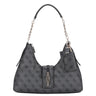 Guess Yvonne Logo Hobo - Schultertasche 32 cm (coal logo)