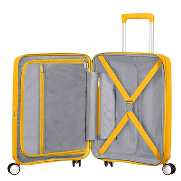 American Tourister Soundbox - 4-Rollen-Kabinentrolley 55 cm erw. (gelb) - Ansicht 3