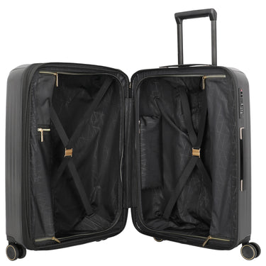 Travelite BARBARA Novelty - 4-Rollen-Trolley M 65 cm erw. (schwarz) - Ansicht 8
