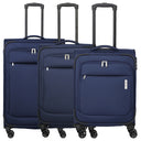 Travelite Priego - 4-Rollen-Trolley Set 3tlg. (navy)