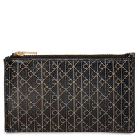 Calvin Klein Emblem AOP Top Zip - Kreditkartenetui 4cc 13 cm (black aop)