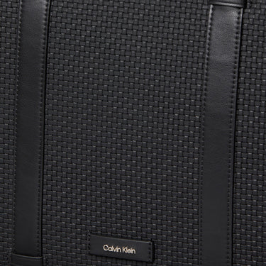 Calvin Klein Embossed Woven - Aktentasche 37.5 cm (black) - Ansicht 4