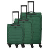 Travelite Skaii 4-Wheel Trolley Set 3 pcs. (green, L/M expandable/S)