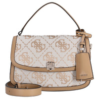 Guess Audrey Logo XBody Flap - Umhängetasche 24.5 cm (beige logo)