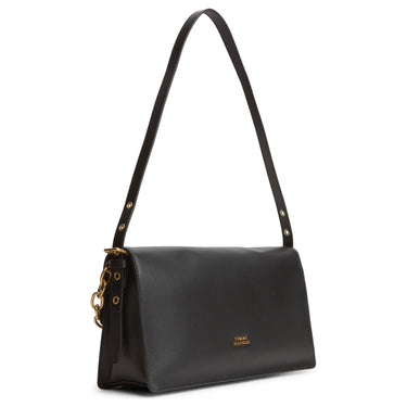Tommy Hilfiger Crest Leather Conv. Shoulder Bag - Schultertasche (black)
