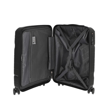 CHECK.IN Memphis - 4-Rollen-Kabinentrolley 55 cm (schwarz) - Ansicht 6