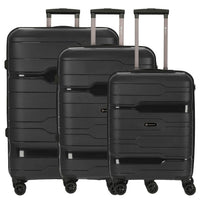 CHECK.IN Memphis Trolley-Set 3tlg. (schwarz)