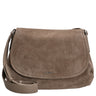 Coccinelle Rebekka Suede - Umhängetasche 30 cm (warm taupe) - Markenkoffer