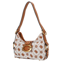 Guess Camden Mini - Schultertasche 23 cm (cognac logo) - Ansicht 2