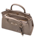 Guess Anise Triple Comp Satchel - Henkeltasche 30.5 cm (dark taupe logo) - Ansicht 6