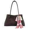Les Visionnaires Sophie Grande Cozy Scarf - Shoulder Bag 42 cm (dark brown)