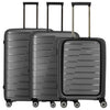 Travelite Air Base - 4-Wheel Trolley Set 3pc. L/M/S Front Pocket (anthracite)