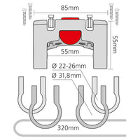 KLICKfix Lenker - Adapter universal (black) - Ansicht 3