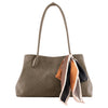 Les Visionnaires Sophie Grande Cozy Scarf - Shoulder Bag 42 cm (khaki)