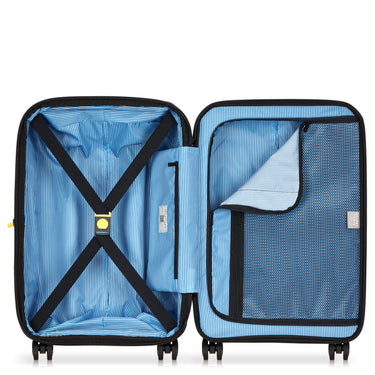 Delsey Paris Lutece SE - 4-Rollen-Kabinentrolley S 55 cm erw. (pfauenblau) - Ansicht 5