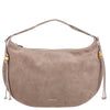 Coccinelle Thess Suede Bim - Schultertasche 45 cm (warm taupe)
