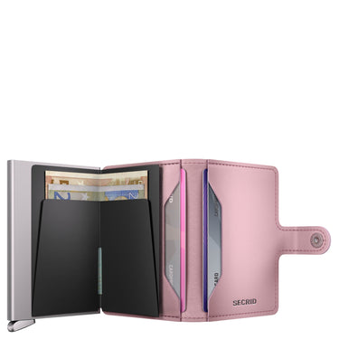 Secrid Miniwallet Emboss Diamond - Kreditkartenetui 6cc 10.2 cm RFID (rose+) - Ansicht 6