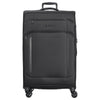 D&N Travel Line 9804 - 4-Wheel Trolley L 78 cm expandable (black)