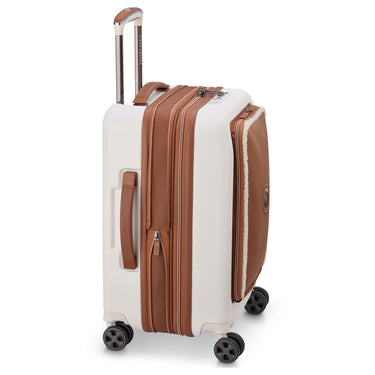 Delsey Paris Chatelet Air 2.0 - 4-Rollen-Kabinentrolley 55 cm erw. 14" USB (angora) - Ansicht 2
