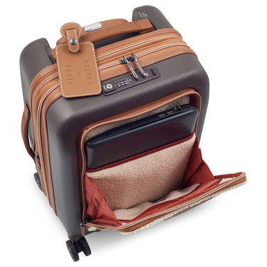 Delsey Paris Chatelet Air 2.0 - 4-Rollen-Kabinentrolley 55 cm erw. 14" USB (braun) - Ansicht 6