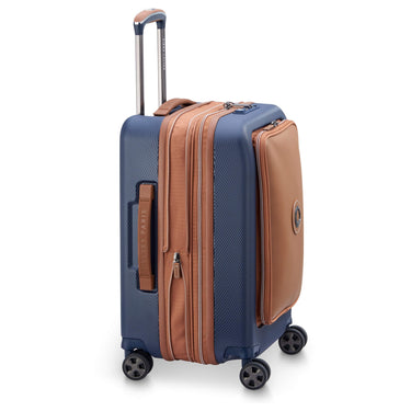 Delsey Paris Chatelet Air 2.0 - 4-Rollen-Kabinentrolley 55 cm erw. 14" USB (marineblau) - Ansicht 4